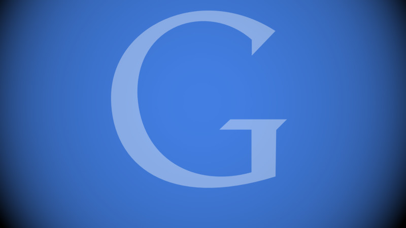 Google logo on blue background, representing digital marketing and SEO improvements related to Google's redesigned cache feature.