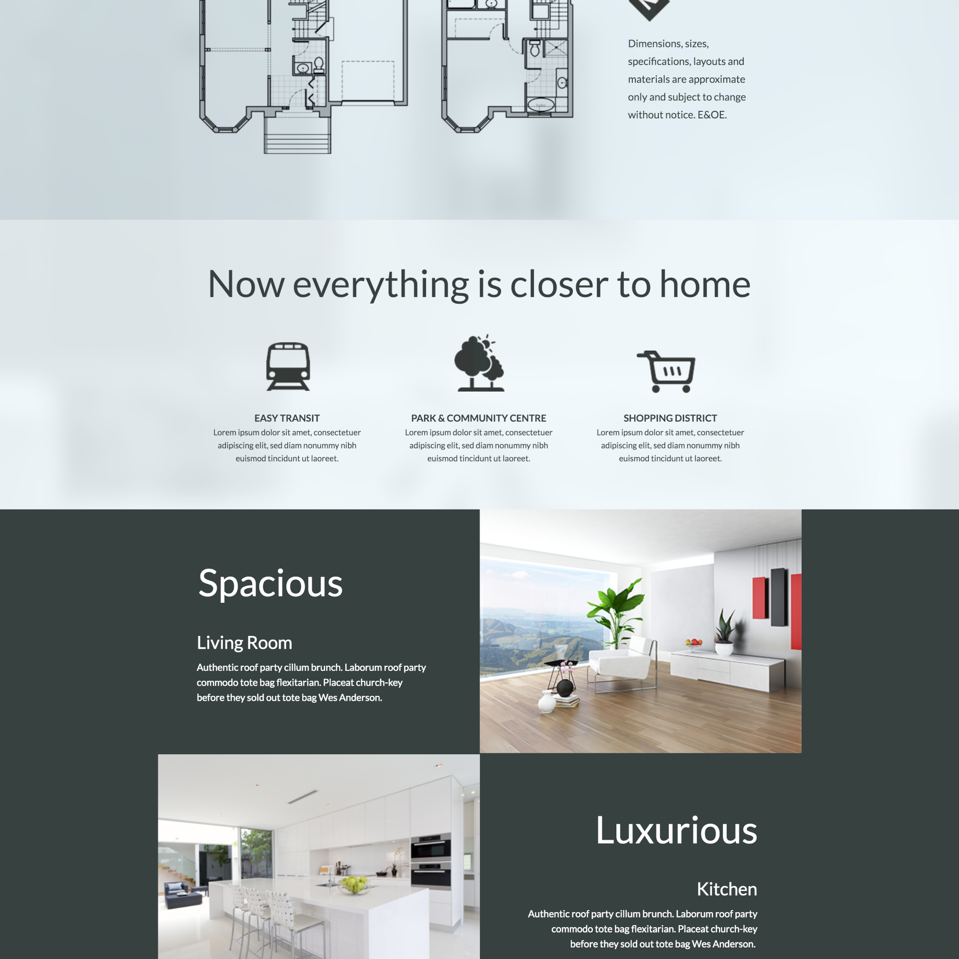 Image showcasing a modern living room and kitchen design with spacious layout, featuring large windows, contemporary furniture, and greenery, emphasizing luxurious and inviting home environments.