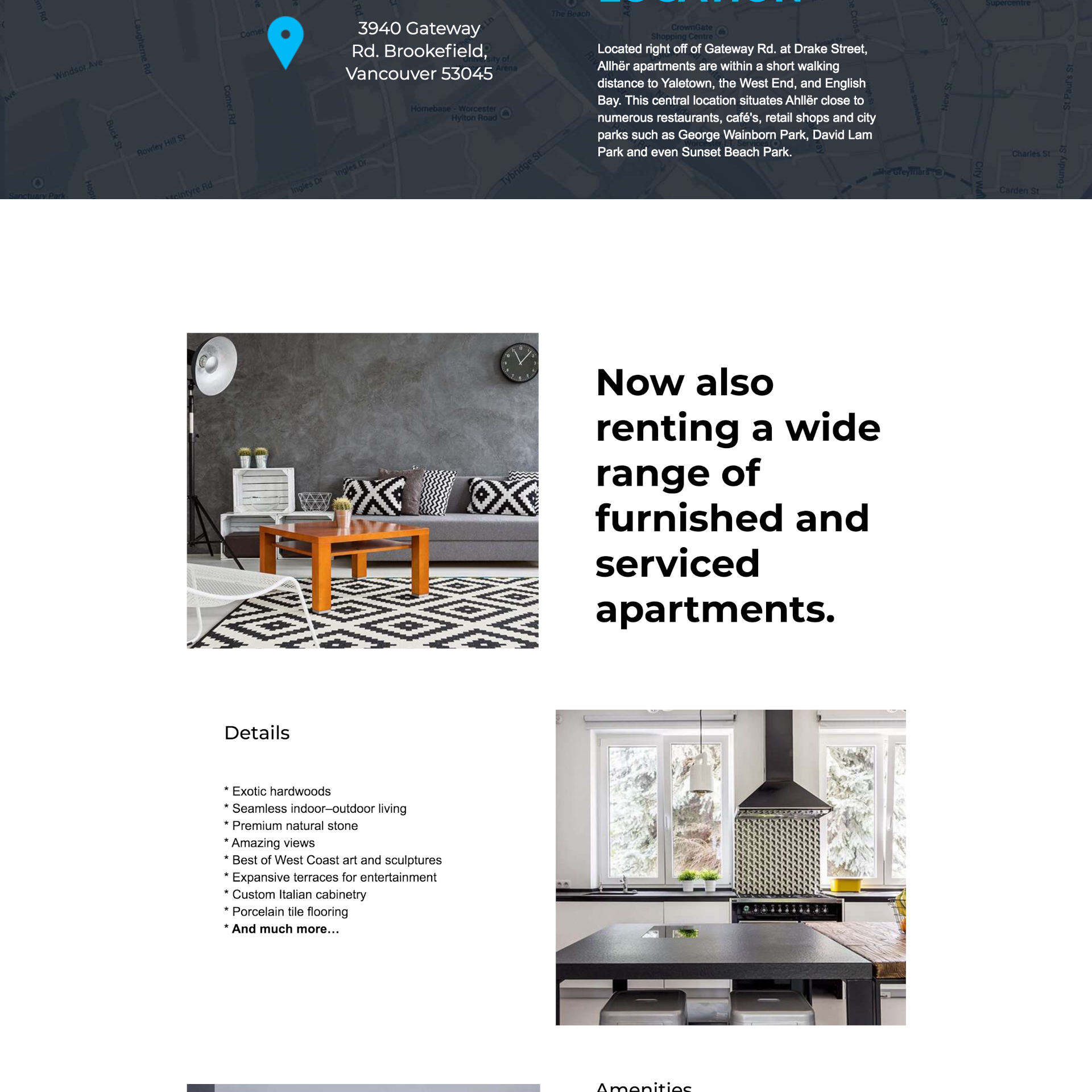 Furnished apartment interior featuring modern decor, hardwood floors, and stylish furniture, emphasizing seamless indoor-outdoor living and premium design elements.