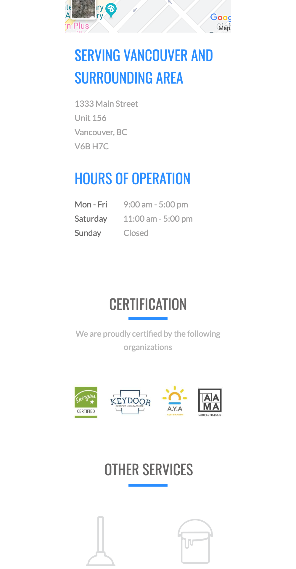 Sample wireframe design for small business website, showcasing editable areas for logos and colors, emphasizing affordable web development solutions by Shoreline Digital Marketing.